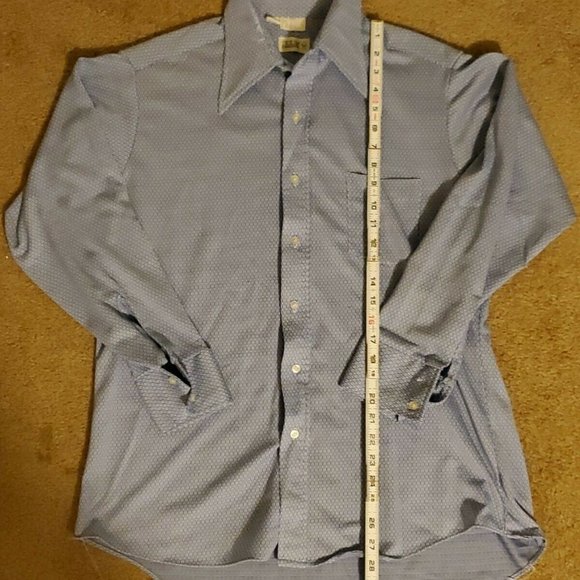 Ely & Walker Men's Blue Aztec Western Shirt Size L - Picture 3 of 8